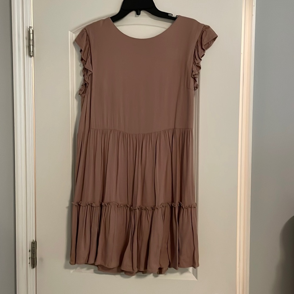 brown dress